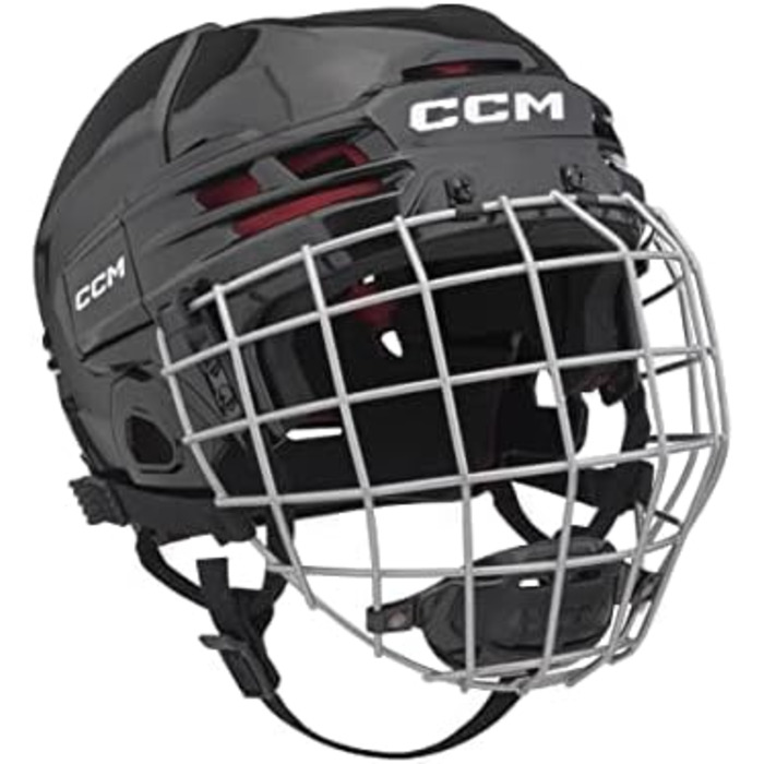 Хокейний шолом CCM Tacks 70 Combo Senior, чорний, розмір L