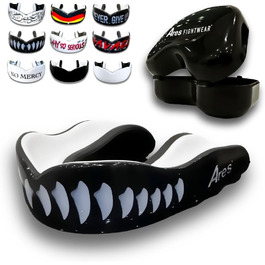 Захисна капа Ares Fightwear® Premium Monsta: професійний капу для чоловіків та жінок, MMA та бойових мистецтв. Зручна підгонка, преміум-якість, з кейсом.