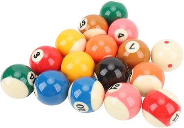 Набір куль для більярду, 16 штук. Кулі для більярду діаметром 5,72 см (2,25 дюйми) для американського більярду. Аксесуар для більярдного столу.