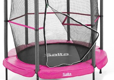 Трамплін дитячий Salta Junior Ø 140 см, рожевий - з сіткою, TÜV geprüft