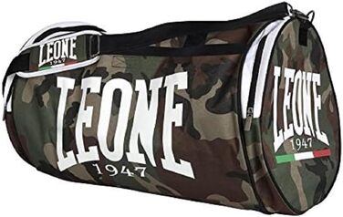 Сумка спортивна LEONE 1947, унісекс, 60x32 см, сіра камуфляж
