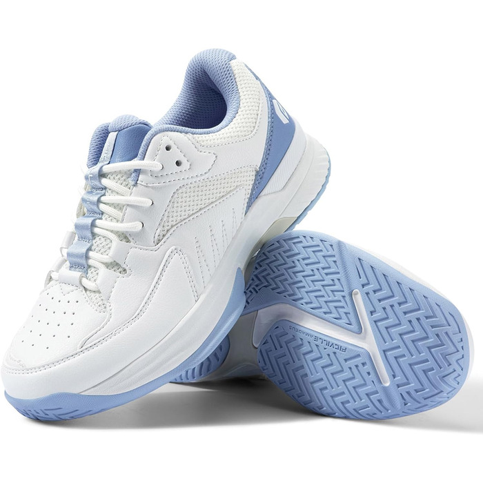 Тенісні кросівки FitVille для жінок - широка колодка, дихаючі, для тенісу, бадмінтону, залу, ходьби, розмір EU 38.5