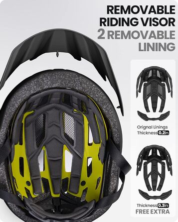 Шолом велосипедний OutdoorMaster MIPS з двома знімними вкладами та вентиляцією для гірського та шосейного велосипедів (55-58 см, карбон, чорний)
