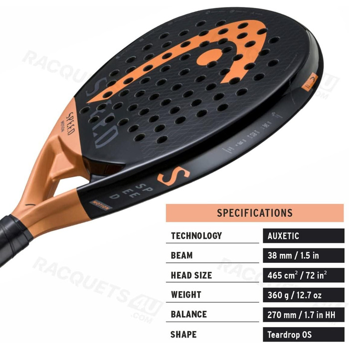 Ракетка для падел-тенісу Head Speed Motion – серія Pro, Pro X, Elite, Motion