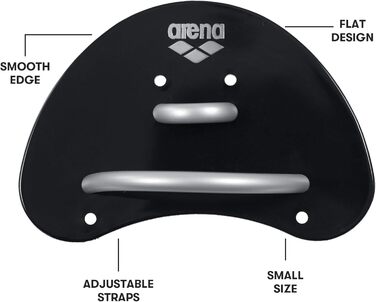 Плавці Arena Finger Paddle Elite - тренувальний аксесуар для басейну, регульовані ремінці, відкрита долоня