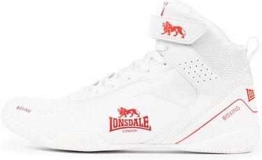 Боксерські боксерки Lonsdale Rufford біло-червоні (41 EU)