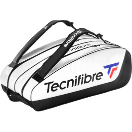Сумка для тенісу та сквошу Tecnifibre Tour Endurance RS, біла, на 12 ракеток, серія Tour Endurance