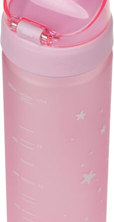 Дитяча пляшка для води Baagl Trinkflasche 500 мл, непротікаюча, Tritan (Єдиноріг I) для школи та спорту