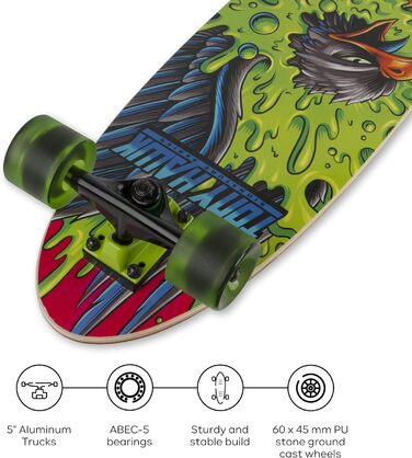 Скейтборд Tony Hawk Slime Hawk 31'' круїзер, повністю зібраний
