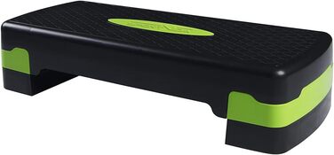 Степпер SportVida для аеробіки та домашніх тренувань - регульована висота, 2 рівня, зелений