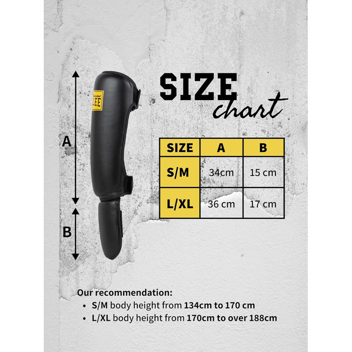 Захисники гомілок BENLEE Guardian з екошкіри, чорні (один)