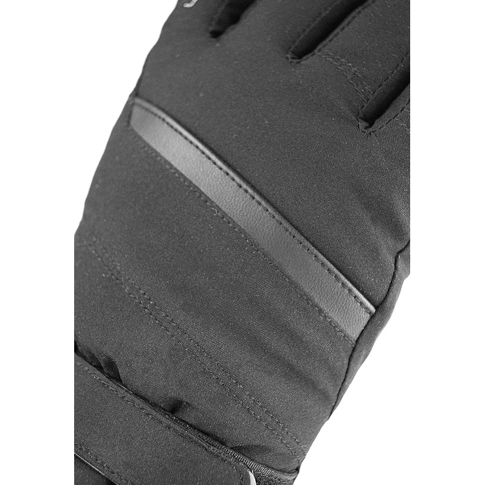 Жіночі лижні рукавички Reusch Sandy Gore-Tex, водонепроникні, дихаючі, теплі, чорні-сріблясті, розмір 6