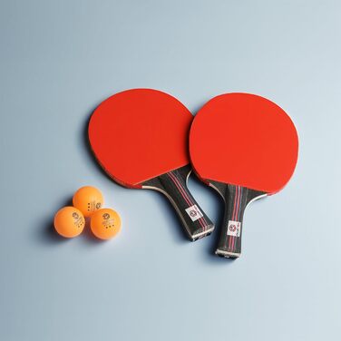 DOMTEK М'ячики для пінг-понгу 3 зірки - 40+ професійні м'ячики для настільного тенісу ABS, 12 шт, ідеальні для гри в приміщенні та на вулиці (Помаранчеві)