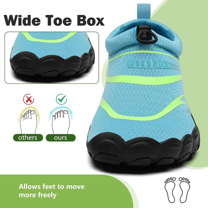 Шкарпетки-сланці Mishansha: дихаючі, антиковзні, з товстою підошвою, розмір 36-46, колір блакитний