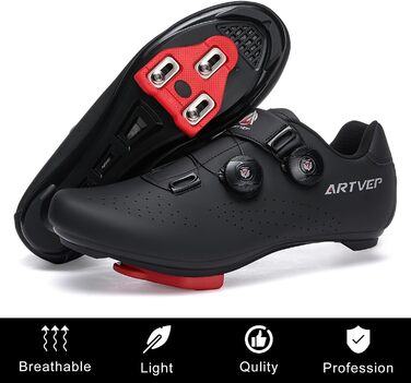 Велотуфлі для їзди на велосипеді: чоловічі та жіночі MTB, сумісні з педалями Look SPD, SPD-SL, Delta Lock, Peloton. Білий колір (45 EU, чорні шипи в комплекті)