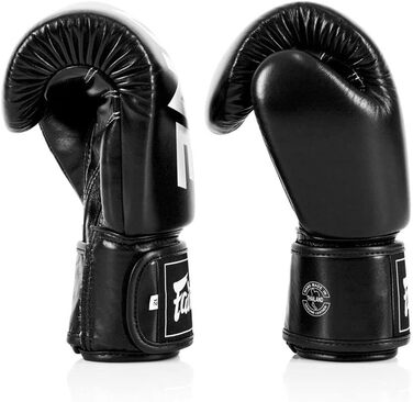 Боксерські рукавички Fairtex BGV1 ONE для муай-тай, 12 унцій, чорні