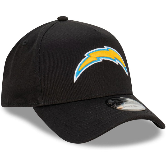 Кепка New Era NFL Los Angeles Chargers 9Forty A-Frame, чорна, універсальний розмір