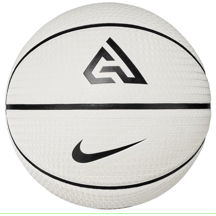 Баскетбольний м'яч Nike Playground 8P 2.0 Грізний Антетокумпо, розмір 7, унісекс, білий