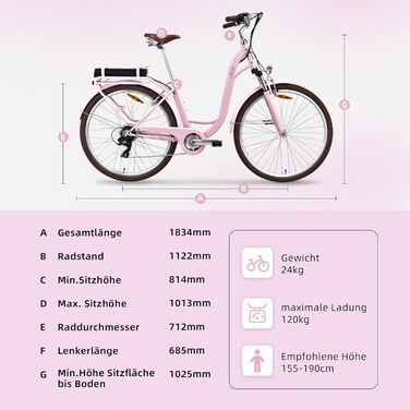 Електровелосипед VecoCraft HEBE 28