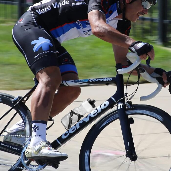 Тримач для пляшки на велосипед Gemful 750мл, BPA-free, для MTB, шосейних велосипедів, 4 шт (сірий)