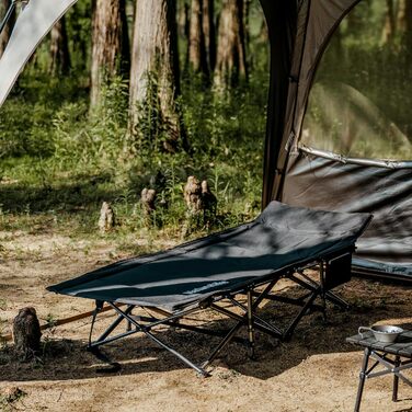 Розкладне ліжко для кемпінгу Naturehike з подушкою, 190x70x48 см, з утеплювачем, до 150 кг, портативне