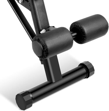 Багатофункціональна лава для тренувань SogesPower з абдомінальним тренажером, регульована фітнес-лава для всього тіла