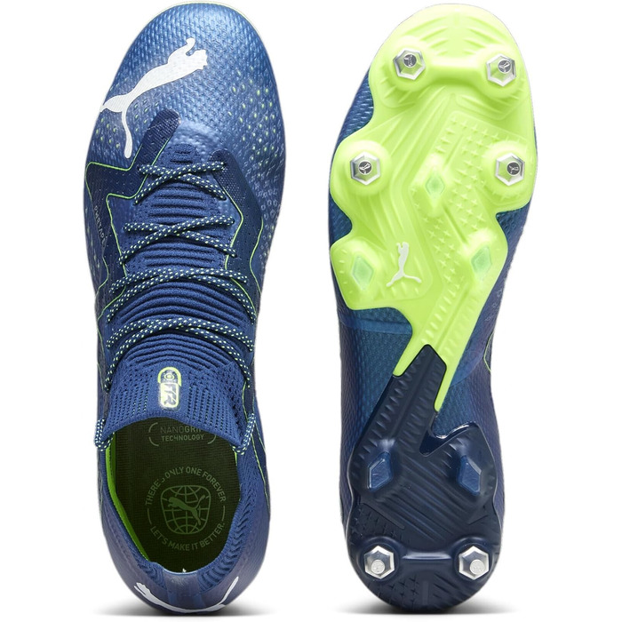 Футбольні бутси PUMA Future Ultimate Mxsg (35.5 EU) – унісекс, кольори: Persian Blue, Puma White, Pro Green