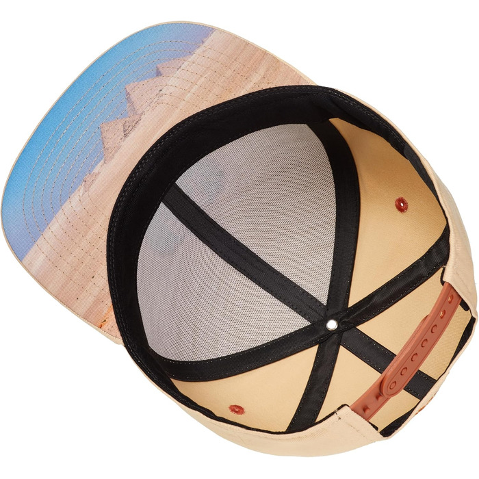 Кепка-снэпбек Cadency унісекс з прямим козирком, регульований розмір, бежевий