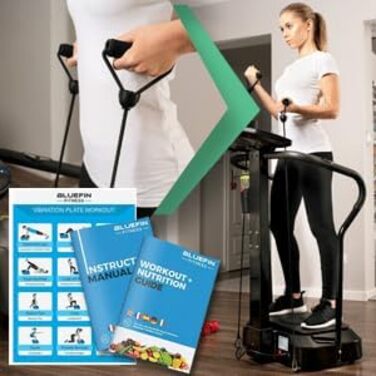 Платформа вібраційна Bluefin Fitness Pro - тиха, з вбудованими колонками