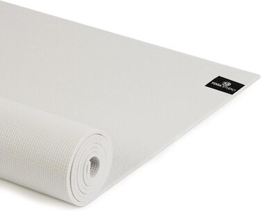 Універсальний килимок для йоги Yoga Studio, 6 мм, білий, нековзний, міцний, 183×61 см