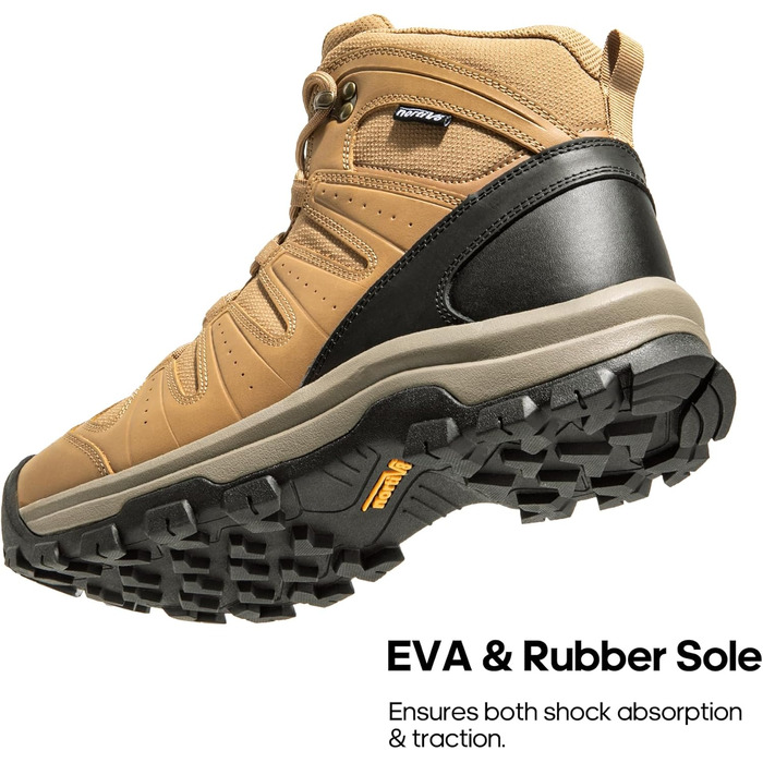 Чоловічі трекінгові черевики NORTIV 8, водонепроникні, пісочний, 42 EU