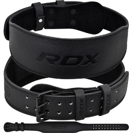 Шкіряний пояс для важкої атлетики RDX 4