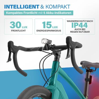 Фаришру LED акумуляторний задній ліхтар для велосипеда, велосипедна підсвітка, перезаряджається, захист IPX4, чорний, акумуляторний задній ліхтар TWIN (акумуляторний задній ліхтар TWIN 2.0)