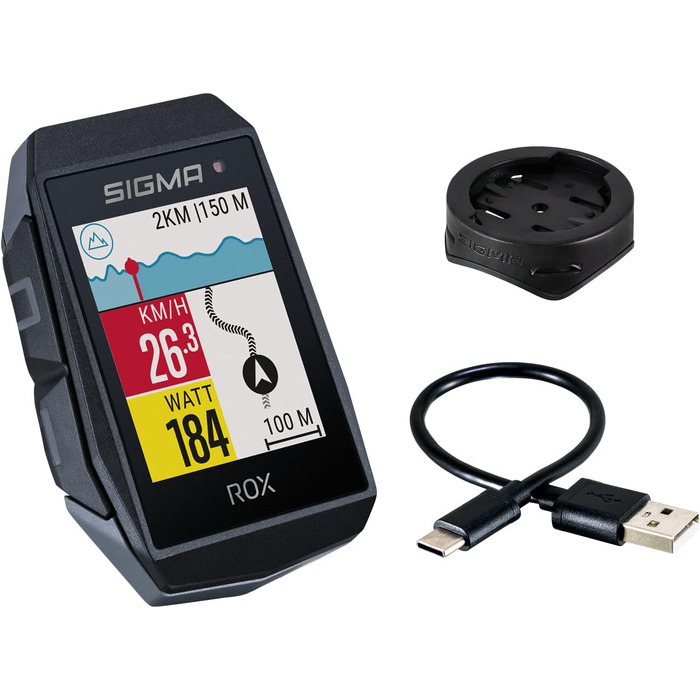 Велокомп’ютер SIGMA ROX 11.1 EVO GPS, 150 функцій, бездротовий, сумісний з Komoot та E-Bike, 1.77