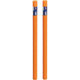 Пінна палка для басейну BECO PoolNoodle Compact, 160×7,5 см, помаранчева, 2 шт. – аквафітнес, водна гімнастика