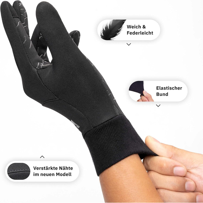 Велосипедні рукавички Alpensattel Premium 2.0 Thermo: водонепроникні, вітрозахисні, з антиковзким покриттям та підтримкою сенсорного екрану, розміри S-XXL