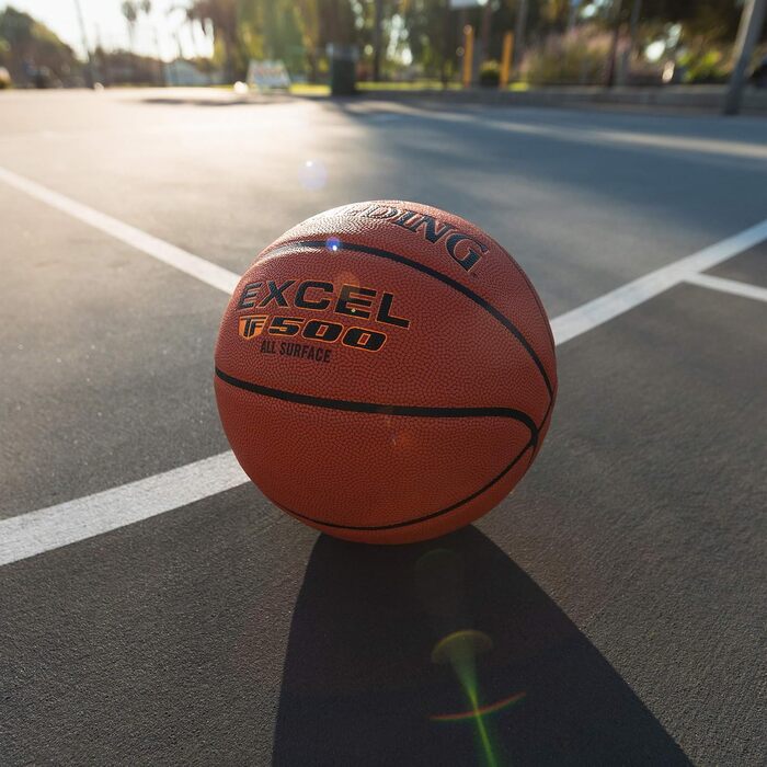 Баскетбольний м'яч Spalding Excel TF-500 для залу та вулиці, офіційний розмір 7 (29,5 дюйма)