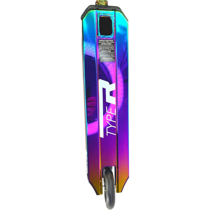 Трюковий самокат Root Industries R-Type 82,5 см, неохром, для парку та трюків + стікер Fantic26