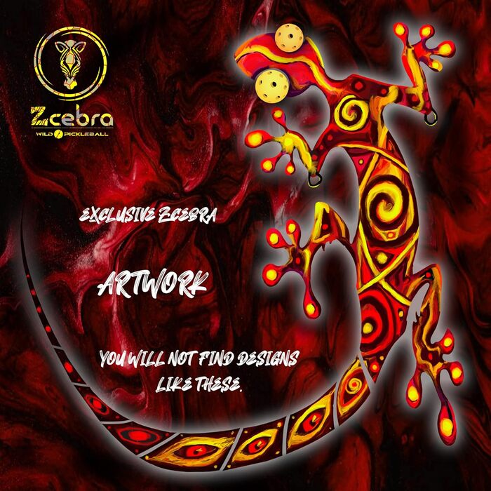 Плекачка для піклболу ZGECKO (Блакитна): Композитна, легка, з серцем з бджолиного дерева та поліпропілену