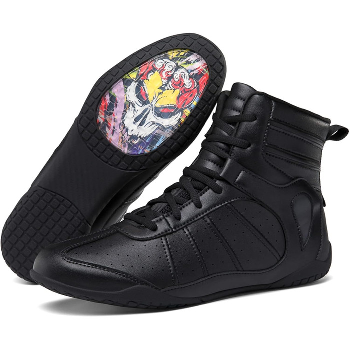 Жіночі боксерські черевики для бодібілдингу, чорні, 38 EU