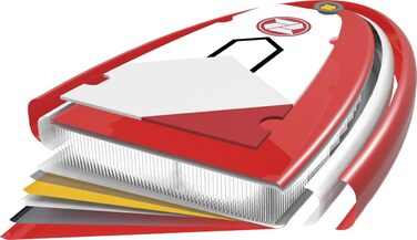 Надувна SUP-дошка Zray Rapid 12'6, подвійний Dropstitch + карбоновий стрингер, комплект, вантажопідйомність 160 кг, 381x76x15 см