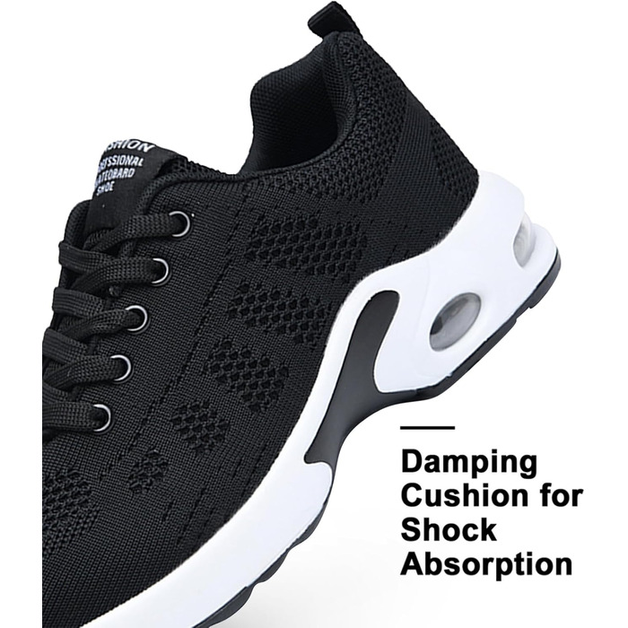 Жіночі кросівки для бігу Hitmars: спортивне взуття з повітряною подушкою, антиковзаючі, для вулиці, бігу, фітнесу, чорні, рожеві, помаранчеві, фіолетові, розміри EU 36-46