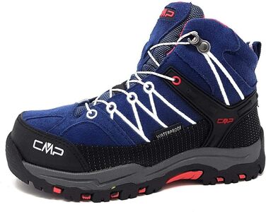 Черевики трекінгові CMP Rigel Mid, унісекс, блакитні (Marine-Corallo 36MC), 34 EU (2 UK)