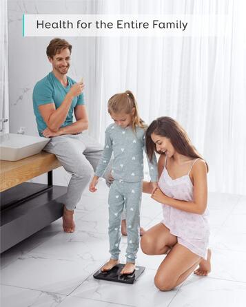 Ваги тіла eufy Smart Scale C1 з Bluetooth, LED-дисплеєм та аналізом складу тіла (12 показників)