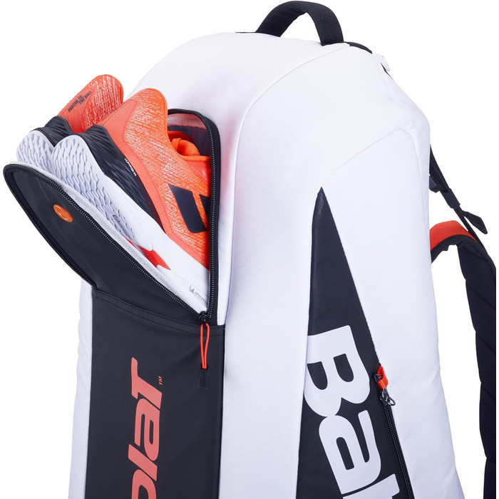 Тенісна сумка Babolat Pure Strike 4-го покоління на 6 ракеток, біло-червона