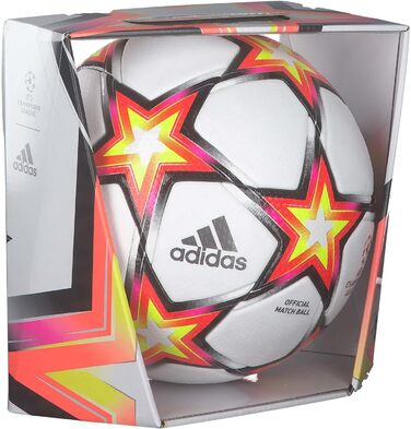 Футбольний м’яч adidas UCL Pro PS, унісекс, білий/червоний/чорний, розмір 5, офіційний матчевий
