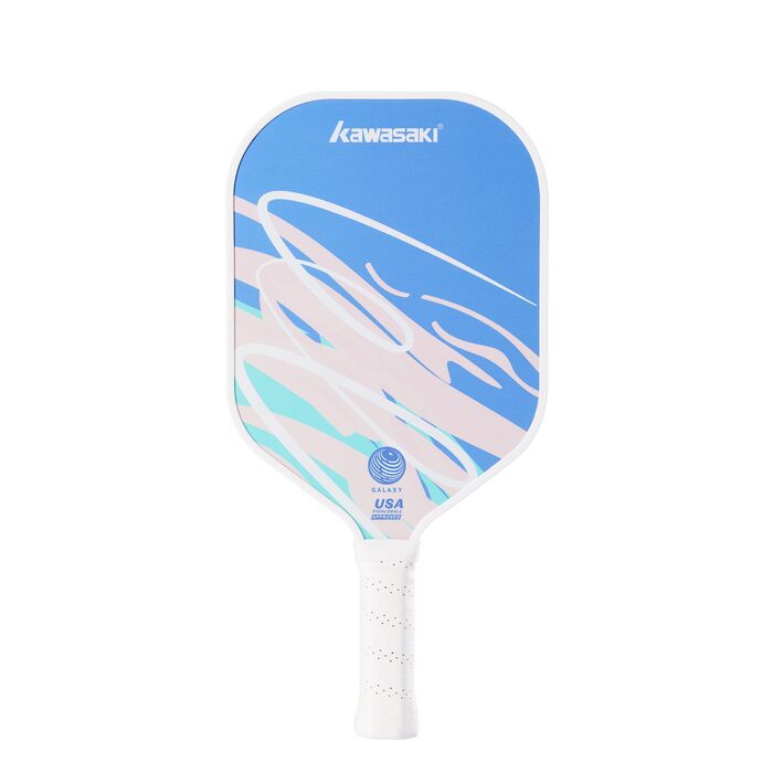 Паддл для піклболу Kawasaki Galaxy серії (BLAU/ROSA) з скловолокна, 15 мм, для початківців та любителів