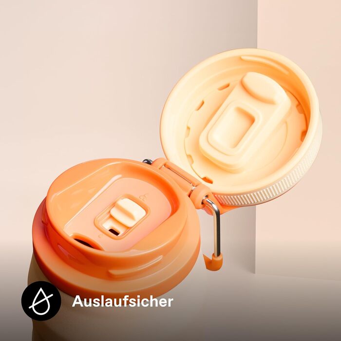 Термос-пляшка STANLEY 1913 IceFlow Bottle Twist Flip 0.47л, помаранчева (Orange Sherbet)