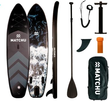 Надувна SUP-дошка Matchu 320x81x15 см, комплект, до 150 кг, антиковзка поверхня