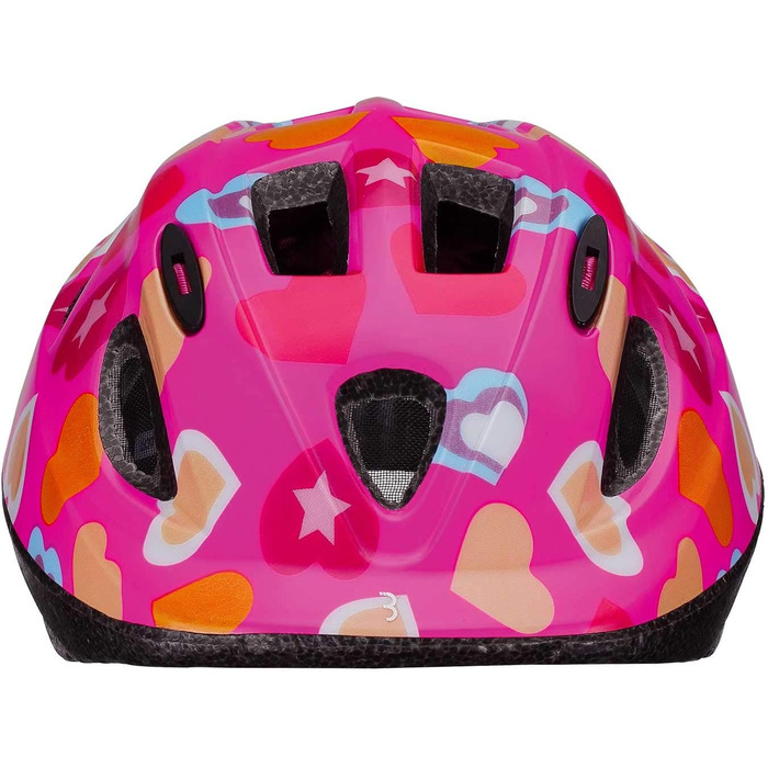 Дитячий велосипедний шолом BBB Cycling Boogy Heart для хлопчиків і дівчаток, захист для катання на велосипеді, скейтборді, самокаті, розмір M (52-56 см), унісекс